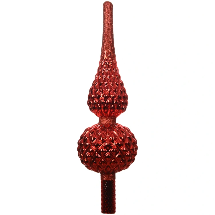 Szpic choinkowy czerwony połysk 30,5 cm KAEMINGK 109002-2