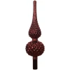 Szpic choinkowy bordowy połysk 30,5 cm KAEMINGK 109003-1