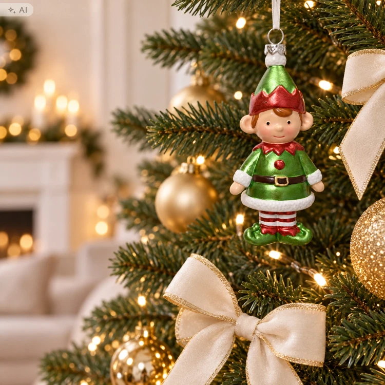 Zawieszka choinkowa Elf 14,4 cm nietłukąca KAEMINGK 027598-2