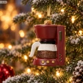 Zawieszka choinkowa ekspres do kawy 10 cm KAEMINGK 027741-1
