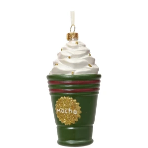 Kubek kawy zawieszka na choinkę 10 cm KAEMINGK 027741-2