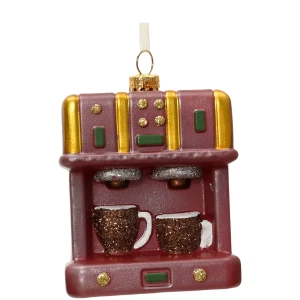 Zawieszka choinkowa ekspres do kawy 10 cm KAEMINGK 027741-3