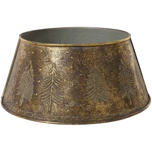 Osłona pod choinkę metalowa 57x25 cm brąz KAEMINGK 685429
