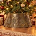 Osłona pod choinkę metalowa 57x25 cm brąz KAEMINGK 685429