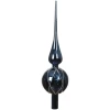 Szpic na choinkę szklany 31 cm granatowy KAEMINGK 170264-3