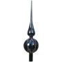 Szpic na choinkę szklany 31 cm granatowy KAEMINGK 170264-3
