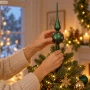 Szpic na choinkę 31 cm ciemnozielony KAEMINGK 170265-1