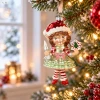 Elf cukiernik zawieszka szklana 13,3 cm KAEMINGK 123949-3