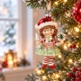 Elf cukiernik zawieszka szklana 13,3 cm KAEMINGK 123949-3