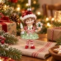 Elf cukiernik zawieszka szklana 13,3 cm KAEMINGK 123949-3