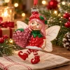 Zawieszka choinkowa elf z truskawką 11,5 cm KAEMINGK 123950-1