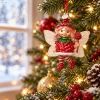 Elf z malinowym lizakiem bombka 11,5 cm KAEMINGK 123950-2