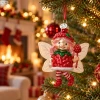 Elf z malinowym lizakiem bombka 11,5 cm KAEMINGK 123950-2