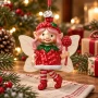 Elf z malinowym lizakiem bombka 11,5 cm KAEMINGK 123950-2