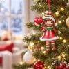 Szklana bombka elf z czerwonym sercem 10,3 cm KAEMINGK 123951-3