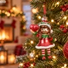 Szklana bombka elf z czerwonym sercem 10,3 cm KAEMINGK 123951-3