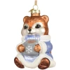 Bombka choinkowa mysz niebieska 10,2 cm KAEMINGK 123887-2