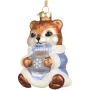 Bombka choinkowa mysz niebieska 10,2 cm KAEMINGK 123887-2