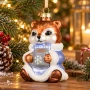 Bombka choinkowa mysz niebieska 10,2 cm KAEMINGK 123887-2