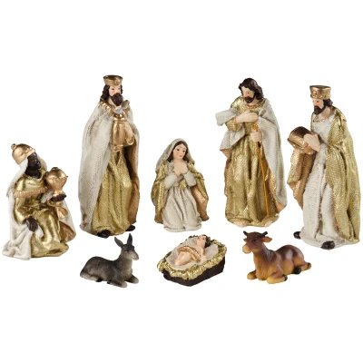 Figurki do szopki 12,5 cm kpl. 8 szt. KAEMINGK 590066
