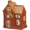 Lampion domek na tealight 11,4 cm brązowy KAEMINGK 741046-1