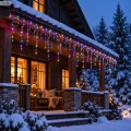 Kurtyna świetlna sople 300 LED multikolor 3 m LED6311