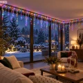 Kurtyna świetlna sople 300 LED multikolor 3 m LED6311