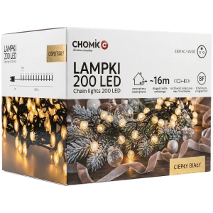 Lampki choinkowe Cherry Ball 200 LED ciepłe białe LED9966