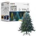 Lampki na choinkę 180 cm z pierścieniem 216 LED LED8059