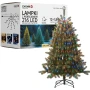 Lampki na choinkę 180 cm z pierścieniem multikolor LED8066