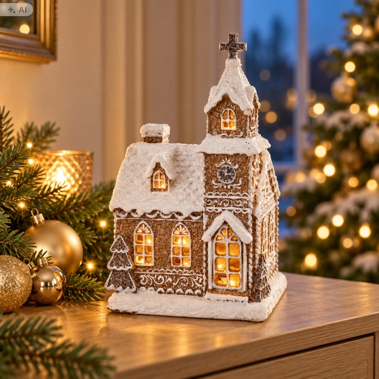Domek świąteczny LED 23 cm ART-POL A172647