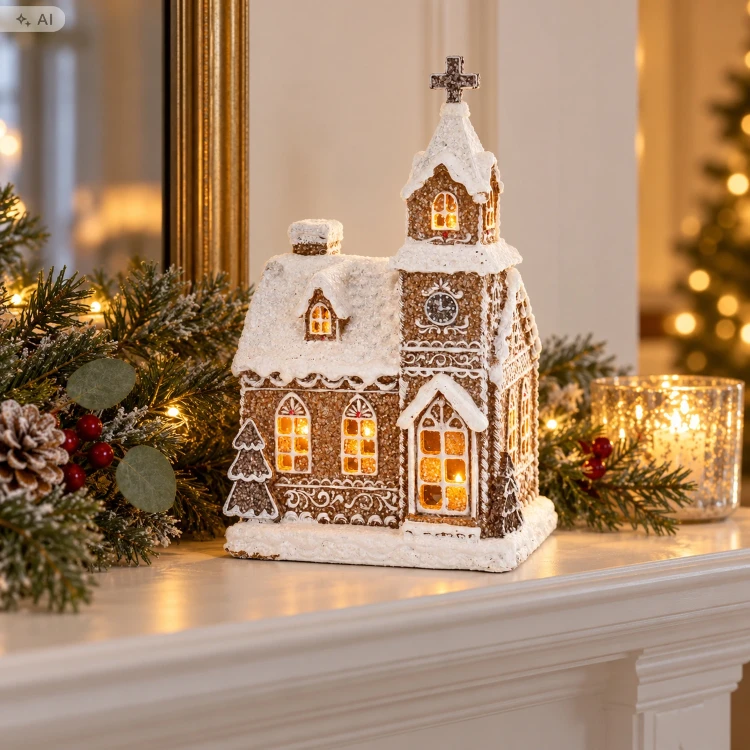 Domek świąteczny LED 23 cm ART-POL A172647
