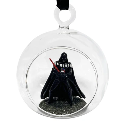 Bombka choinkowa szkło i żywica Darth Vader 11,3 cm SW96596
