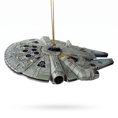 Zawieszka choinkowa z żywicy Sokół Millennium 3D wys. 2 cm SW40031