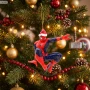 Zawieszka choinkowa z tworzywa Spider-Man 3D 8,3 cm MV2603