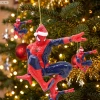 Zawieszka choinkowa z tworzywa Spider-Man 3D 8,3 cm MV2603