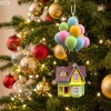 Zawieszka choinkowa 9,5 cm 3D Dom z balonami z filmu Odlot od DISNEY PIXAR DN25129