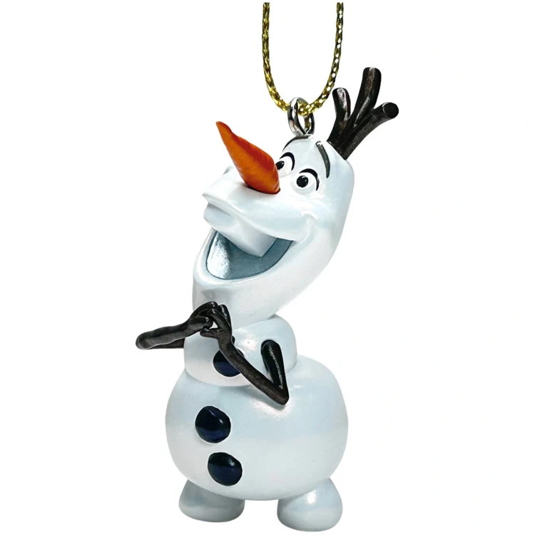 Zawieszka choinkowa z tworzywa Olaf 3D błyszczący 7,5 cm DN26208