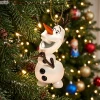 Zawieszka choinkowa z tworzywa Olaf 3D błyszczący 7,5 cm DN26208