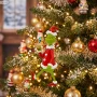 Zawieszka choinkowa z tworzywa Grinch z prezentami 3D 11 cm TG26010