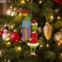 Zawieszka choinkowa z tworzywa Grinch z prezentami 3D 11 cm TG26010