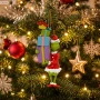 Zawieszka choinkowa z tworzywa Grinch z prezentami 3D 11 cm TG26010