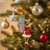 Zawieszka choinkowa z tworzywa Grinch z prezentami 3D 11 cm TG26010