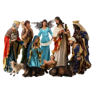 11 figur Bożonarodzeniowych do szopki - 60 cm