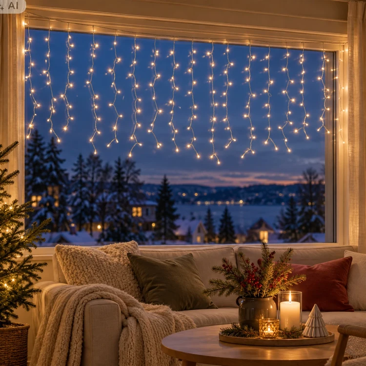 Kurtyna świetlna 160 LED 200x100 cm miękkie złoto KAEMINGK 494281