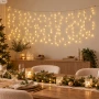 Kurtyna świetlna 160 LED 200x100 cm miękkie złoto KAEMINGK 494281