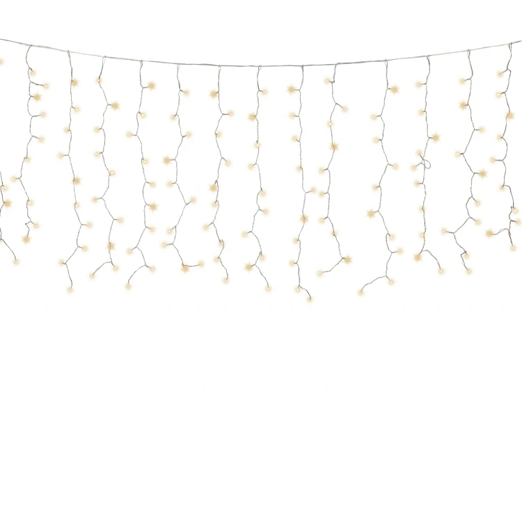 Kurtyna świetlna 160 LED 200x100 cm miękkie złoto KAEMINGK 494281