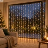 Kurtyna świetlna 320 LED 200x200 cm miękkie złoto KAEMINGK 494282