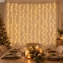 Kurtyna świetlna 320 LED 200x200 cm miękkie złoto KAEMINGK 494282