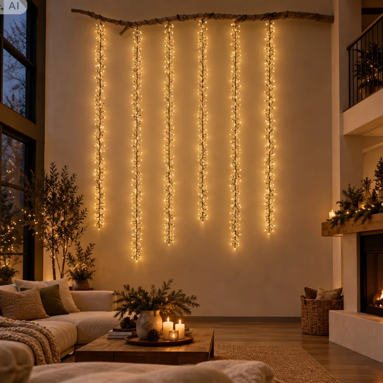 Kaskady świetlne na drzewa PLUS 1392 LED 6x180 cm ciepła biel KAEMINGK 490578